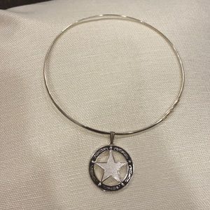 Vintage Montana Silversmith choker/star pendant.